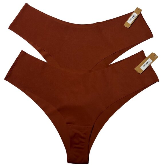 SKIMS Naked Hipster Lot of 2 Saffron Womens XL - Picture 1 of 9